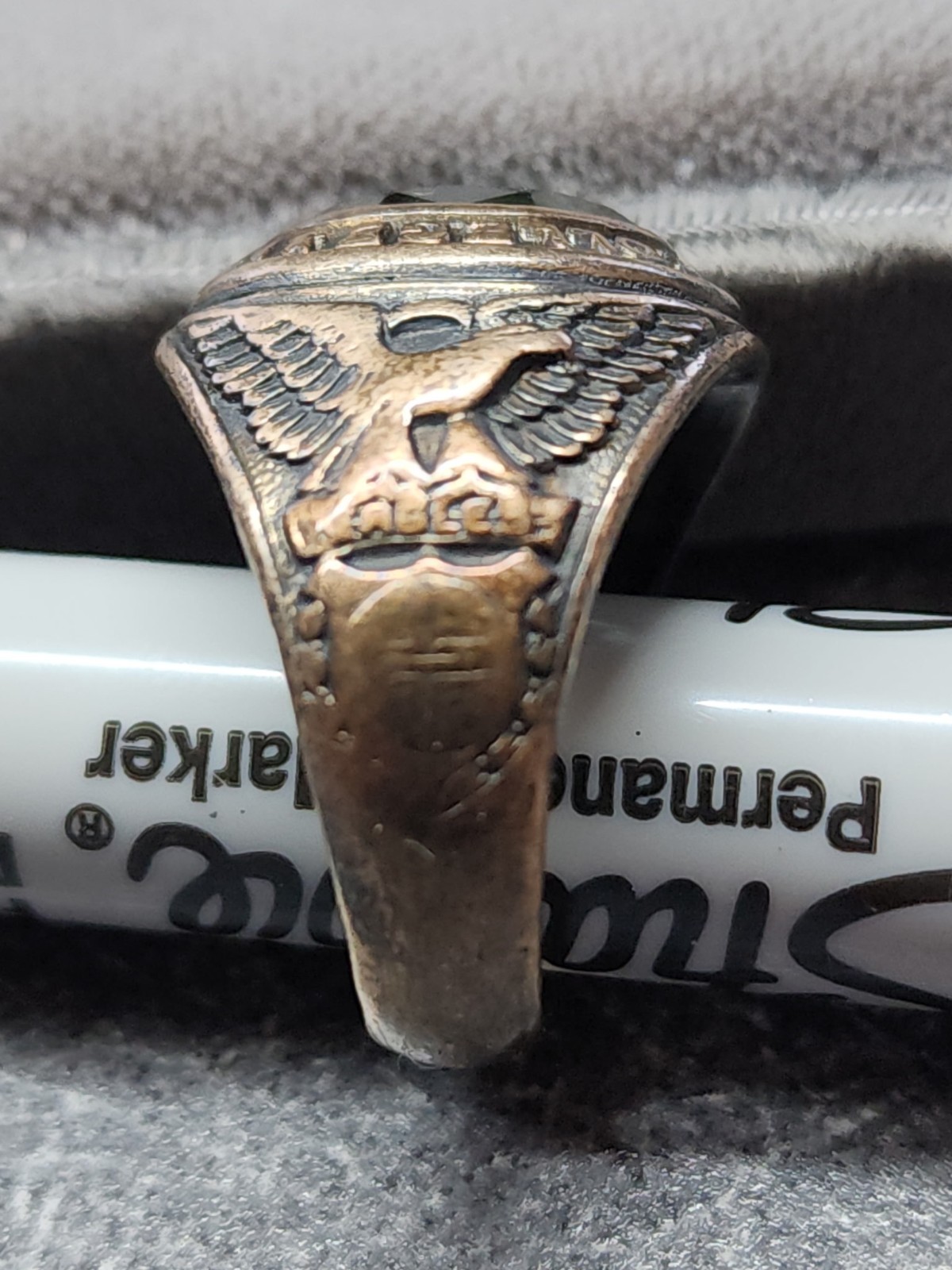 North Texas State Teachers College Class Ring – Mean Green – UNT – NTSU