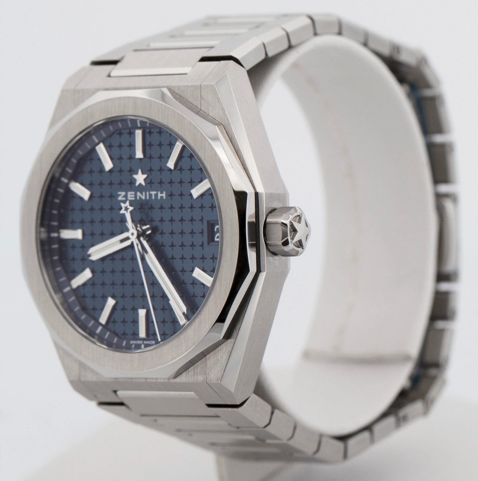2024 PAPERS Zenith Defy Skyline BLUE Steel 36mm 03.9400.670/51.I001 Watch BOX