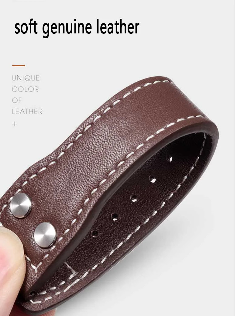 Genuine Leather Willow Nail Strap IWC Big Pilot Mark 18 Portuguese 20-22mm