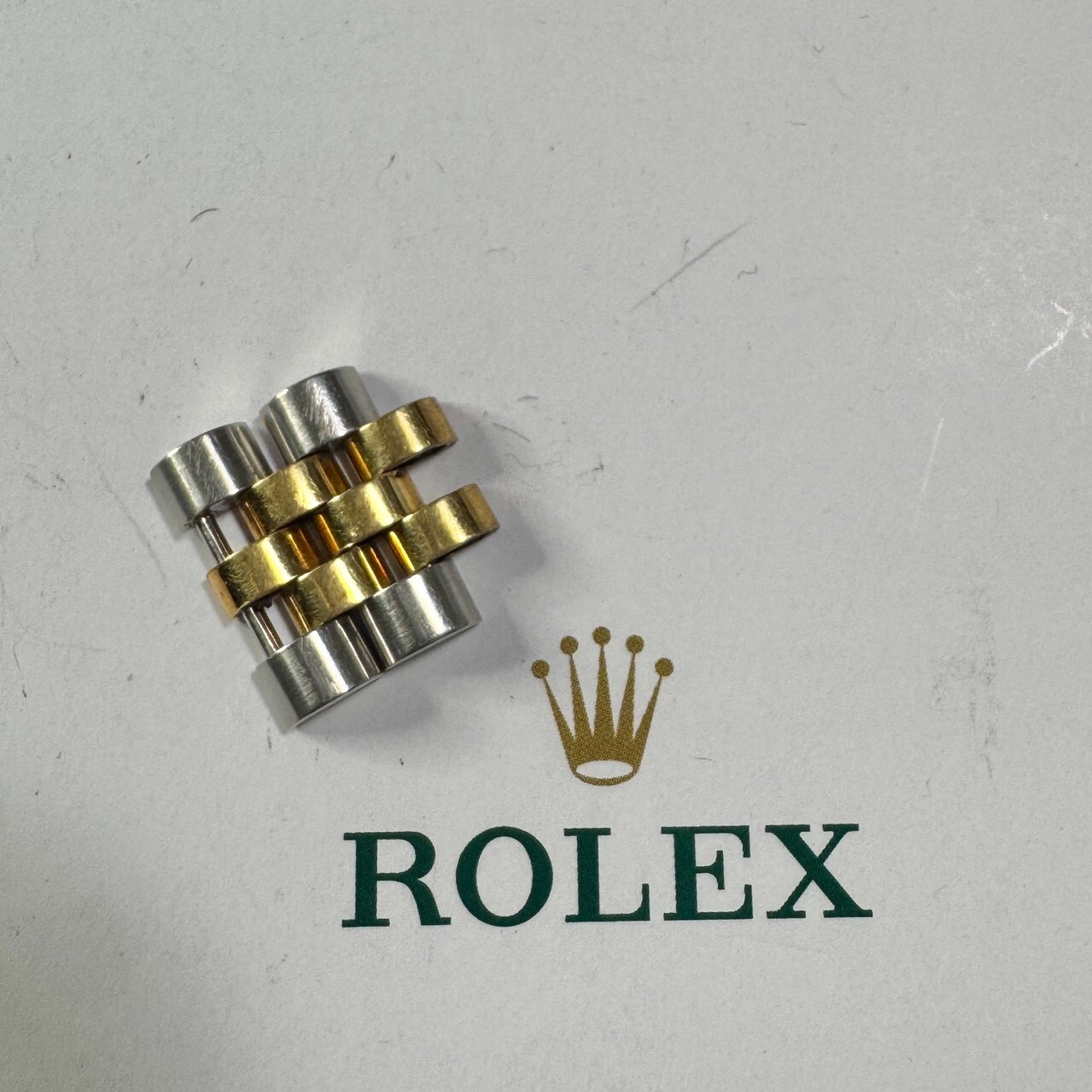 ROLEX 2Link for DATEJUST 16233 16013 YG×SS 15.5mm×6mm FZ8580