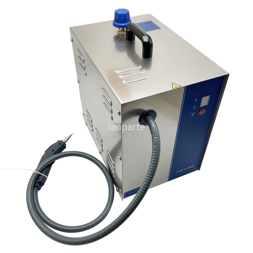 3L 2600W Electric Jewelry Steam Cleaner Gold Gem Washer Stainless Steel +Handle