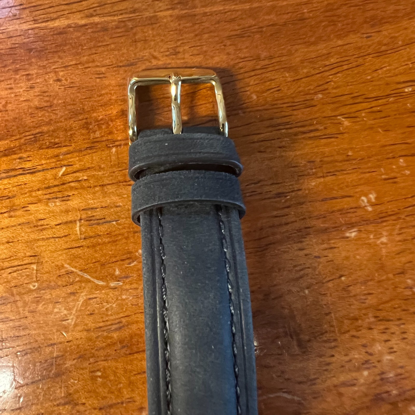 Vintage Gruen Automatic Watch, Gold Tone Case, Black Dial, Mid-Century Men’s