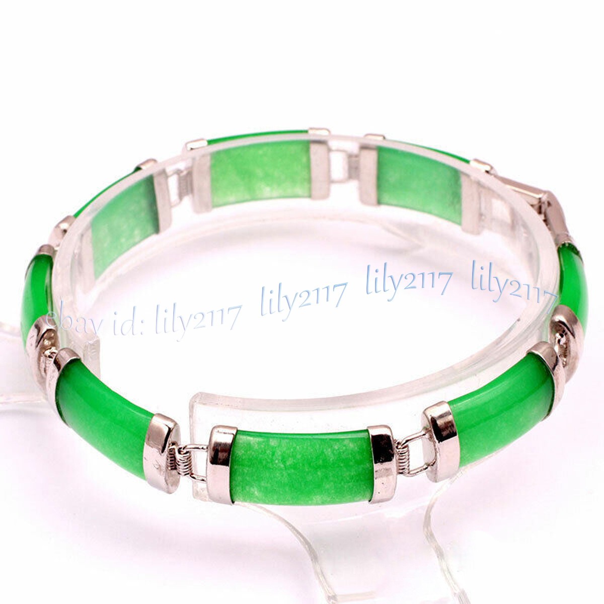 Stunning Natural Jade Bracelet Fortune Women Lucky Bangle Gemstone Jewelry Gifts