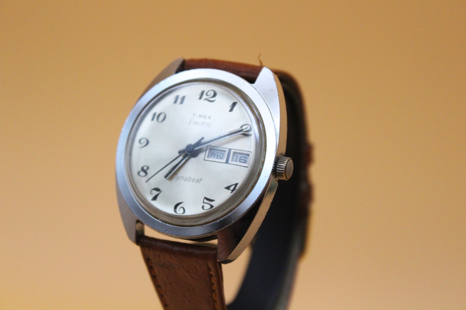 1970s Timex Electric Dynabeat Day/Date Watch Vintage Men’s Watch Very Nice Shape