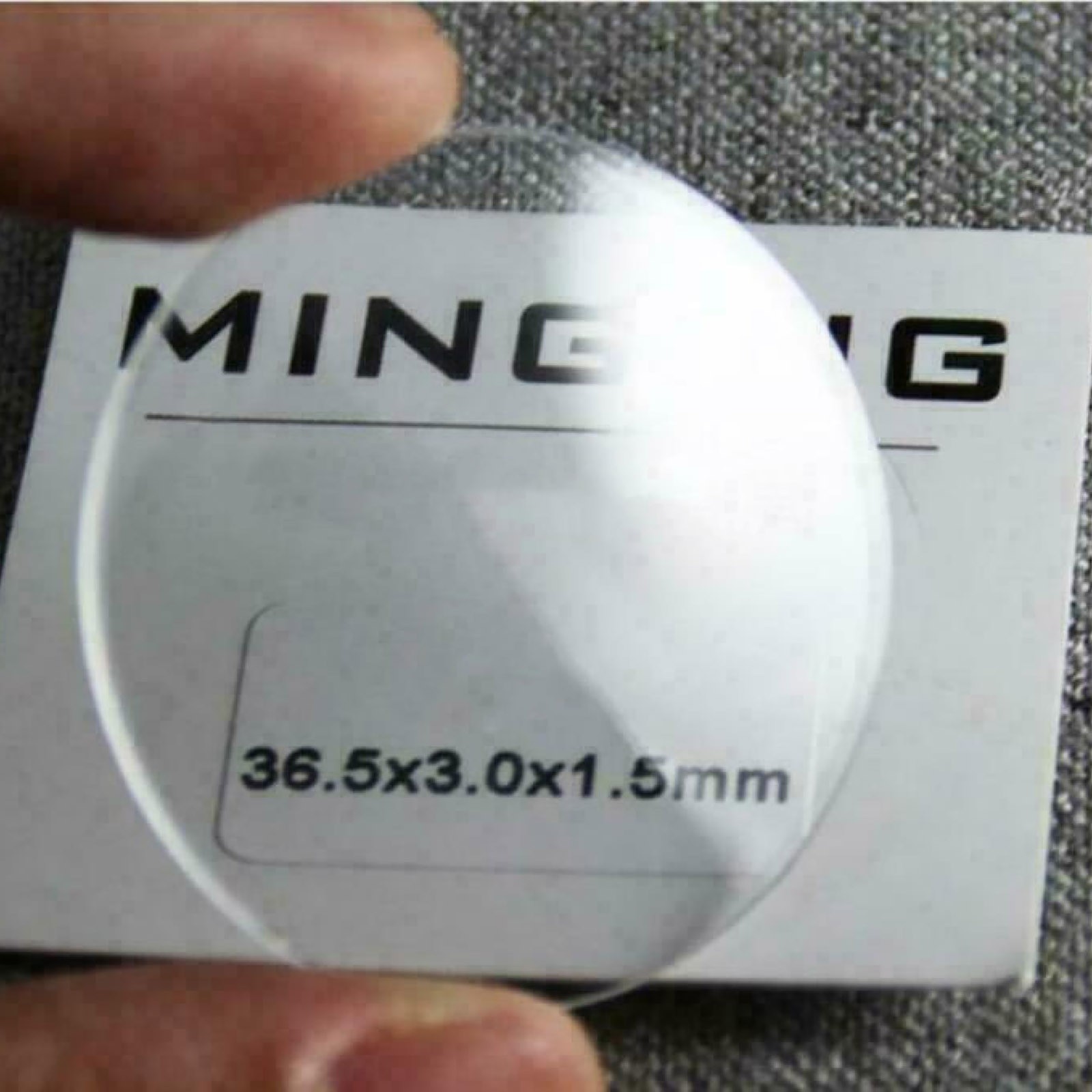 1Pcs Durable Double Domed Mineral Watch Crystal 30mm-38mm Diameter Concave Glass
