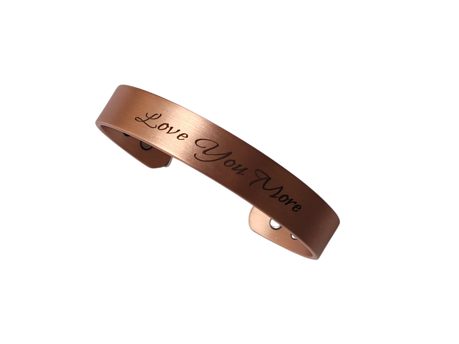 Pure Solid Copper Magnetic Bracelet Arthritis Pain Therapy Cuff Love You More