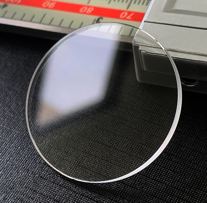 1.0/1.2/1.5/2.0/3.0mm Thick Flat Sapphire Watch Crystal Glass Diameter 18mm-45mm