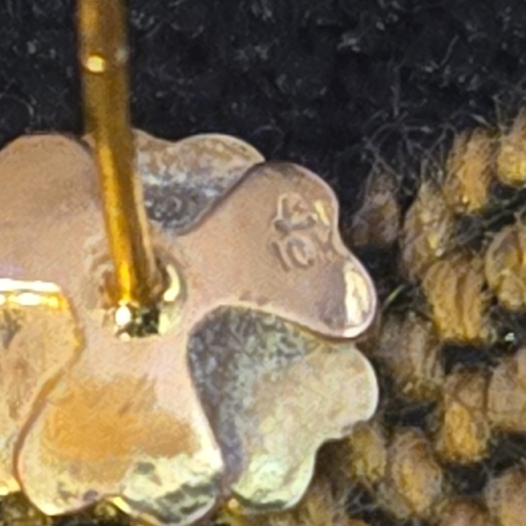 10K Multi-Tone Gold Leaf Motif Earrings Lot Stud & Drop Butterfly Back