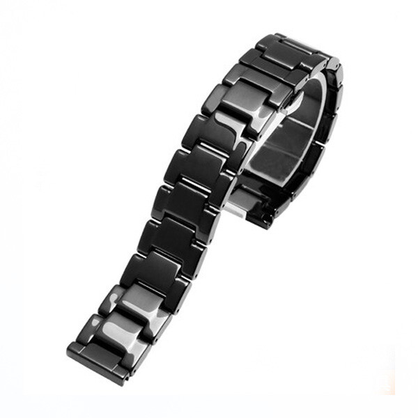 12 14 16 18 20 22mm Ceramic Steel Metal Watchband Strap Fit for Samsung + Tools