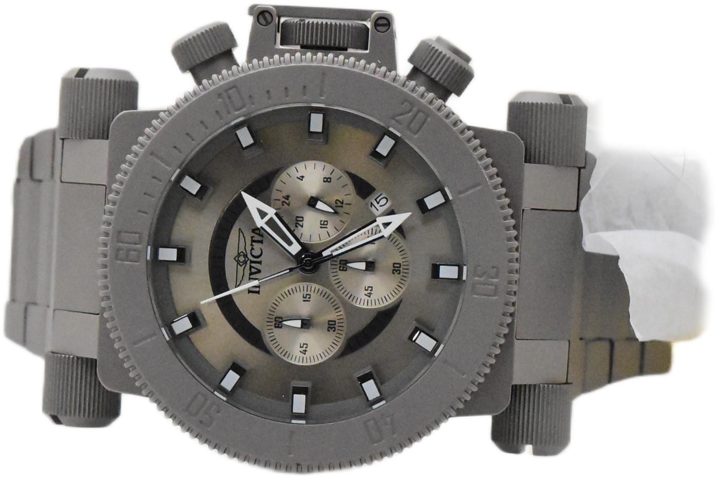 Invicta Coalition Forces Dominion Men’s 51mm Full Titanium Chrono Watch 46533
