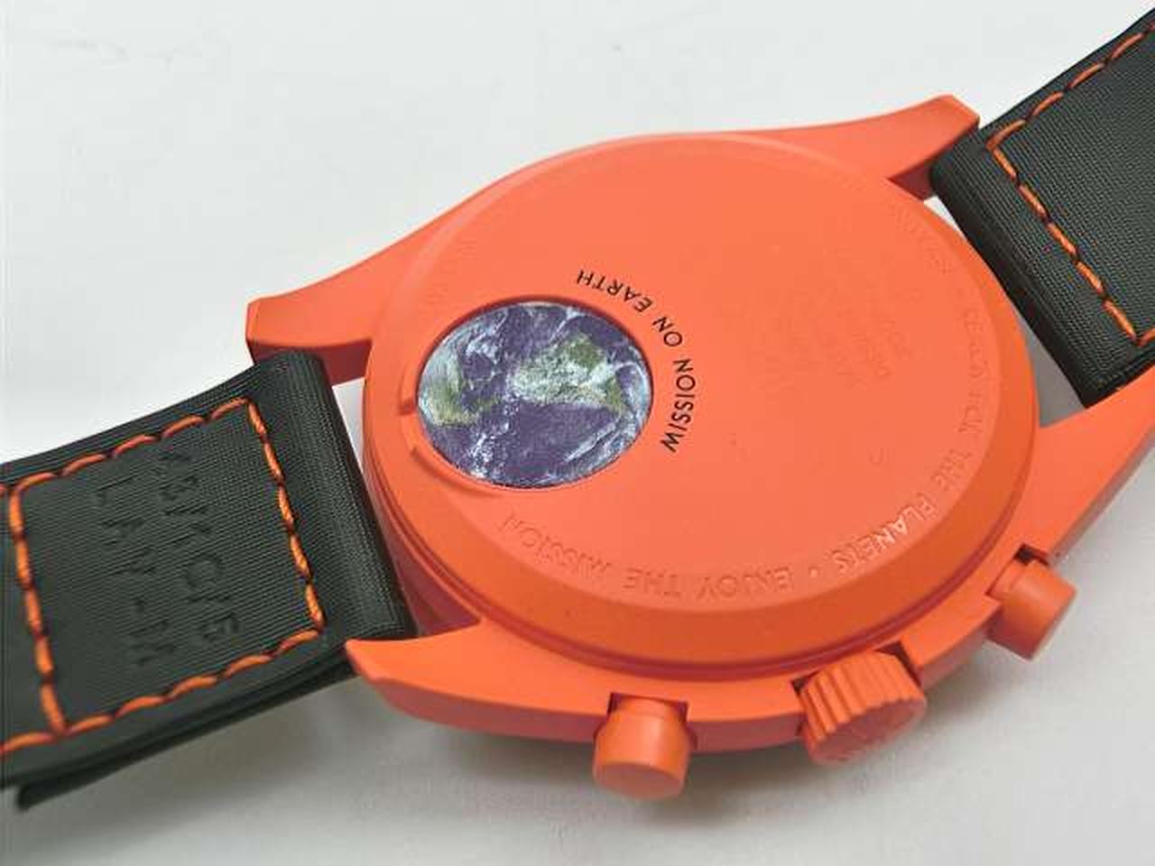 Omega x Swatch MoonSwatch Mission to Earth Lava SO33O100 Bioceramic Quartz Japan