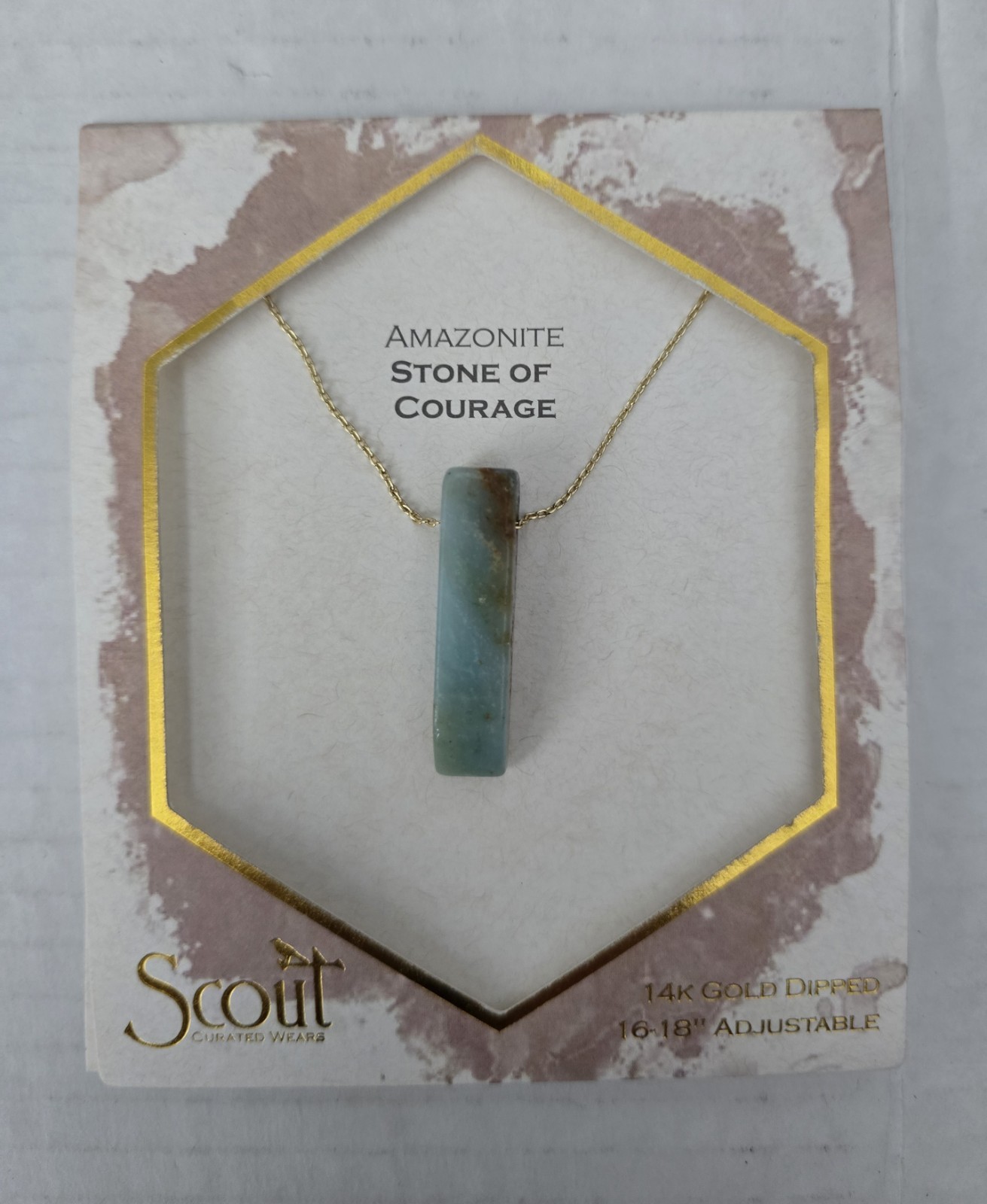NWT Scout Curated Wears Gemstone Pendant Necklace Lot 8pc Gold Silver Dipped 16″