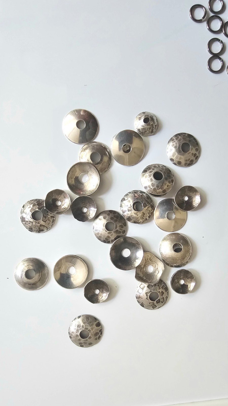 624g Sterling Silver Jewelry Findings Lot 28 Bags Beads Clasps Connectors & More