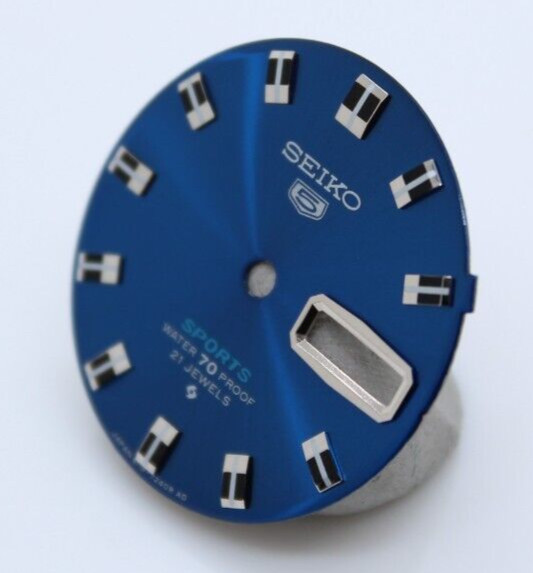 Blue Dial for Vintage Seiko Rally 6119-7170 6119-7173 Diver Sport Diver Proof