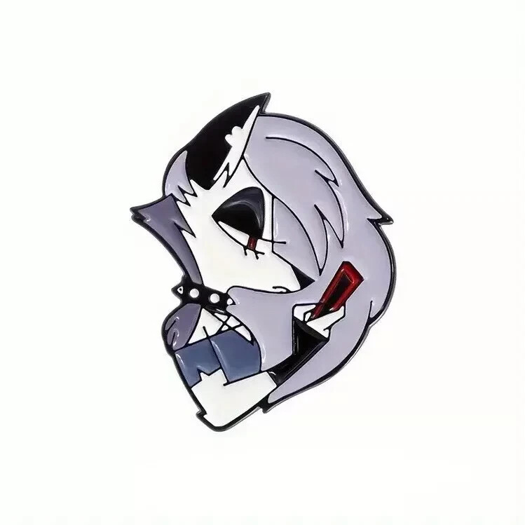 Helluva Boss Enamel Pins – Loona Blitzo IMP Professionals Hell Of A Hotel Hazbin