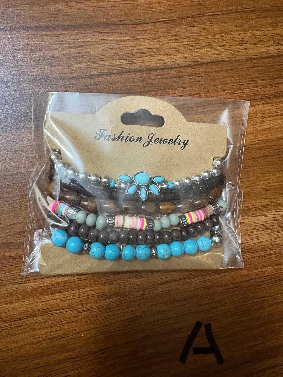 New Bracelet Sets Beaded Multi Color Charms Various Designs Hearts Turquoise