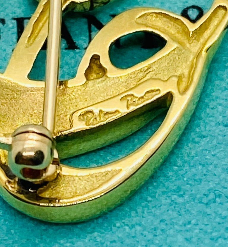 Tiffany & Co Paloma Picasso 18K Gold 1983 Brooch