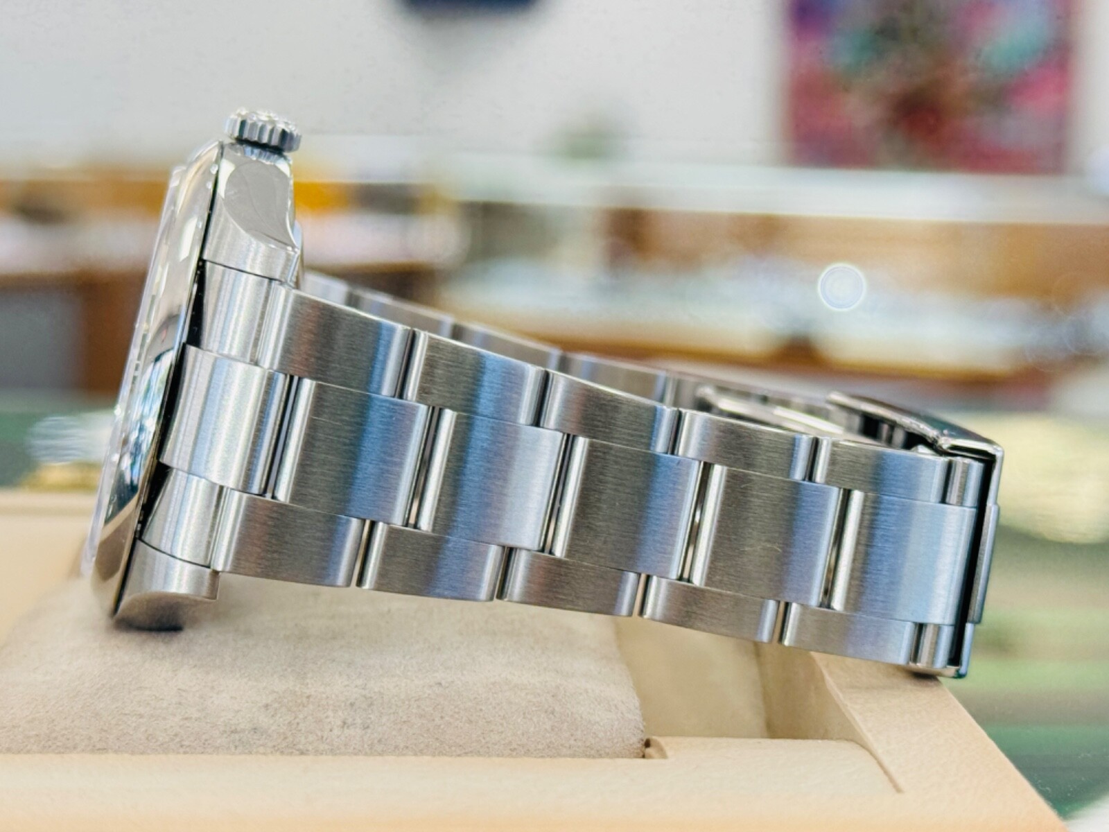 Rolex Oyster Perpetual 124300 Silver Oyster Bracelet with Silver Bezel