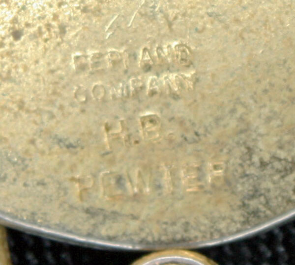PEPI and COMPANY H.B. Goldtone Pewter Isis Earrings 80s