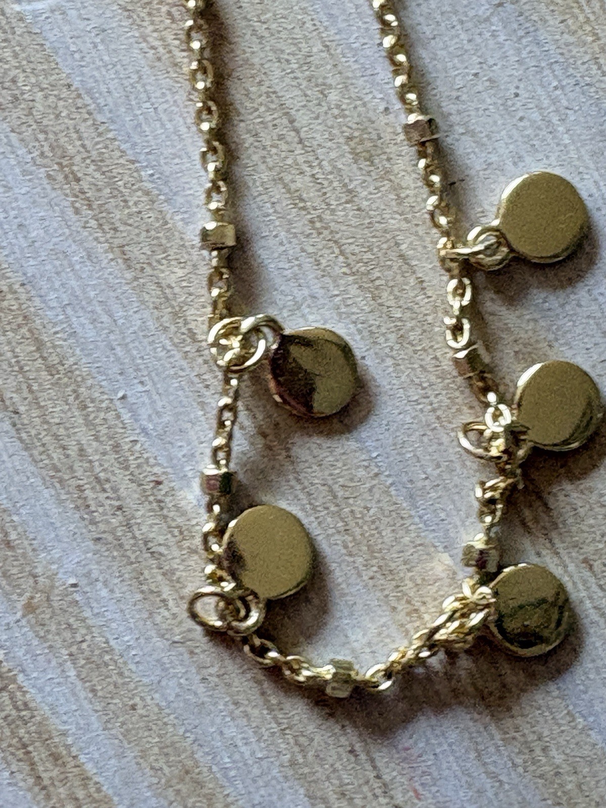 Argento Vivo 18K Gold Over 925 Sterling Silver Beaded Satellite Chain Necklace