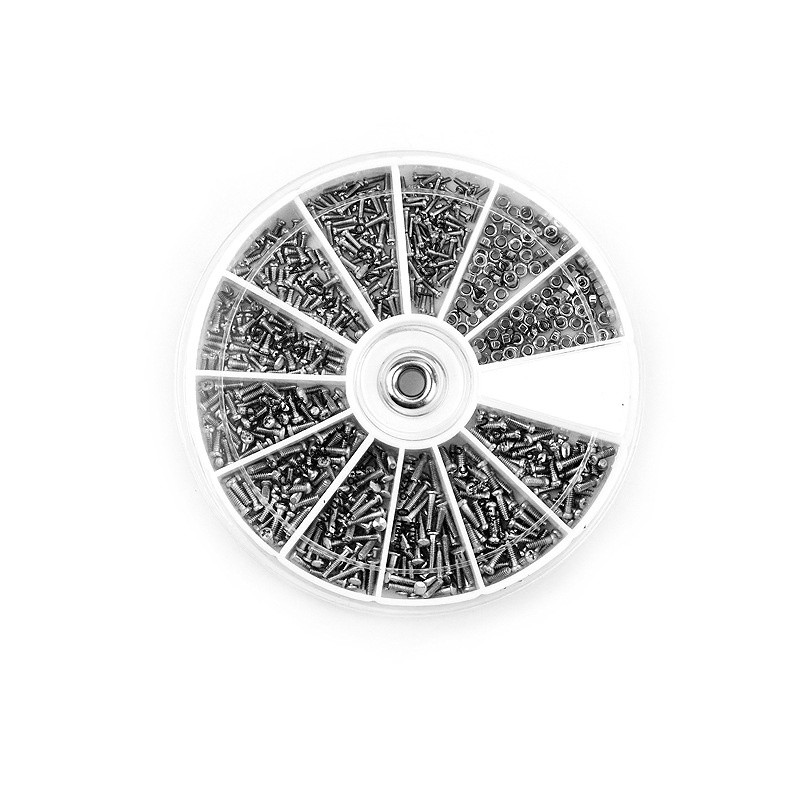 600PCS Micro Screws Repair Tool For Assorted Tiny Clock Watch Eye Glasses Screws