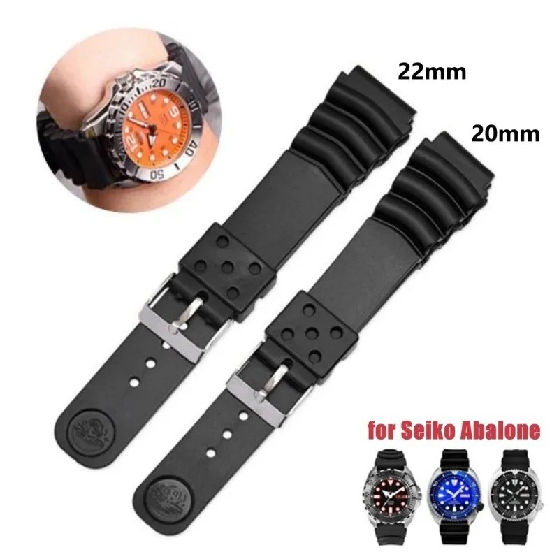 Soft Silicone Watch Band – Divers Style Replacement Strap Quick Release