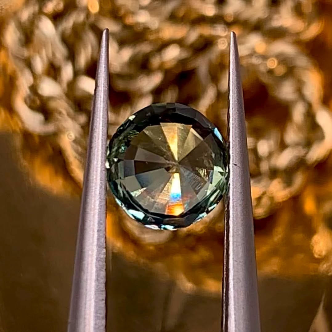 1.06Ct Natural Unheated Rare Teal Sapphire From Madagascar