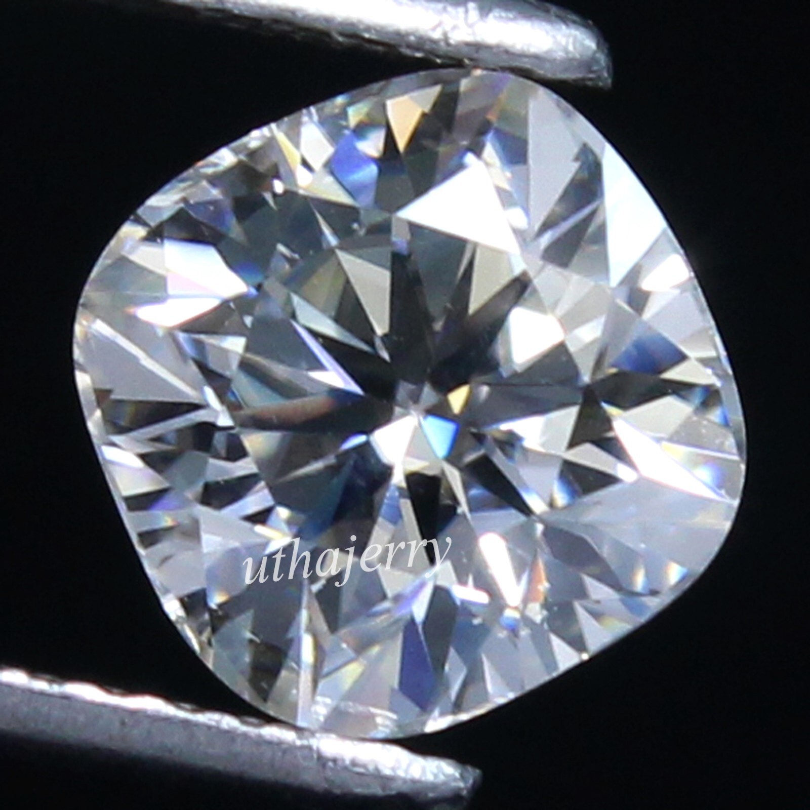 Natural Certified DE Color VVS1 Excellent Cut White 7.00 MM Cushion Diamond