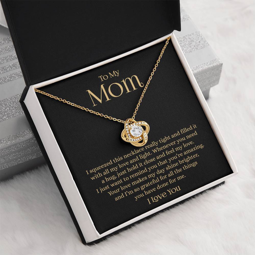 My Mom Necklace, Gift From Daughter Son, Mom Jewelry Birthday Mother’s Day Gifts
