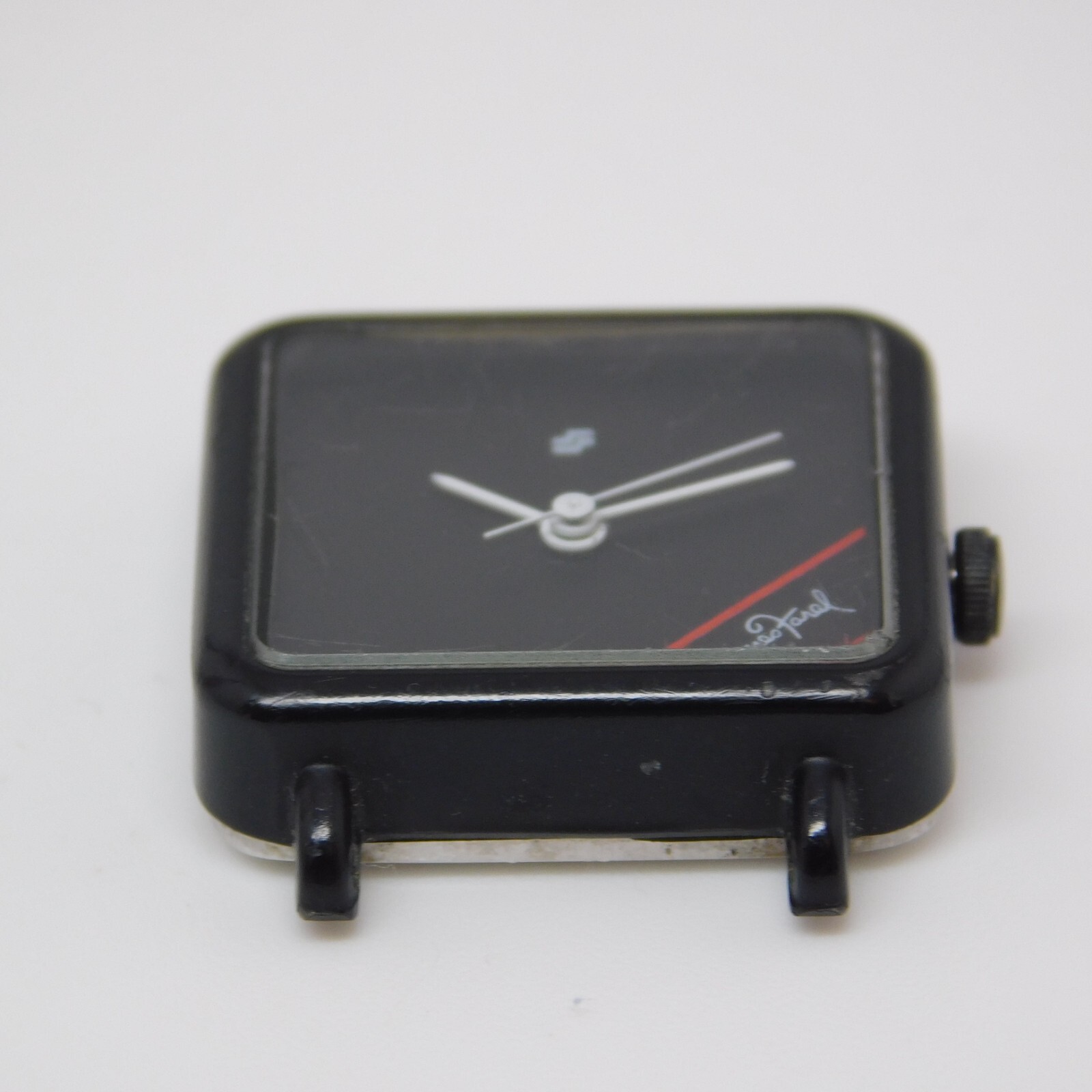 JACQUES FAREL 880115 Black Tone Case Quartz Analog Women’s Watch New Battery