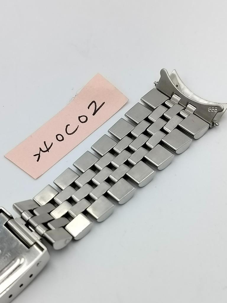 Authentic 1980s Rolex 1601 16014 Steel Bracelet 20mm Swiss 62510H 555 – 24OC02