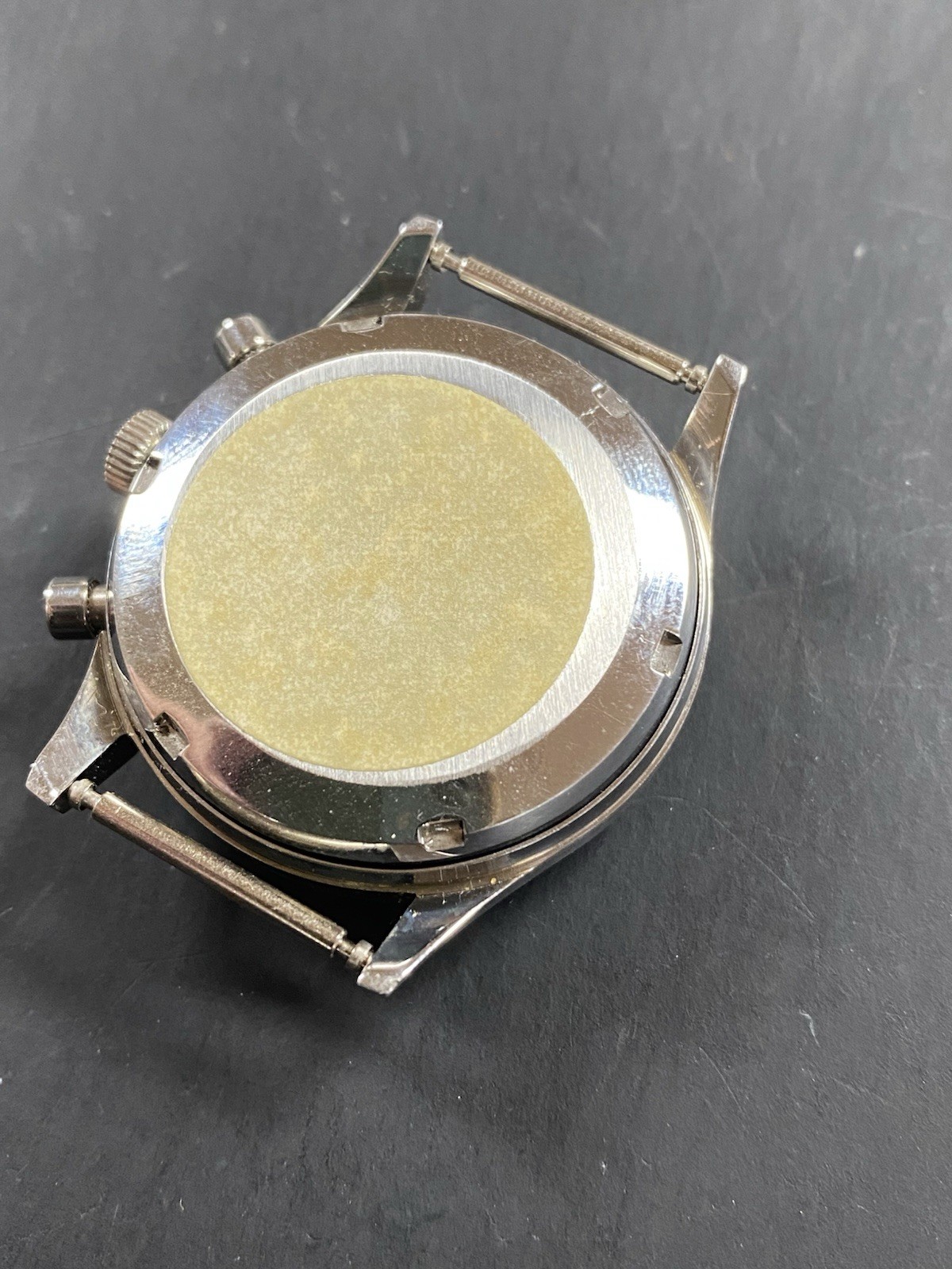 Vintage Gallet Chronograph NOS Stainless Steel Case For Valjoux 72 Movement!