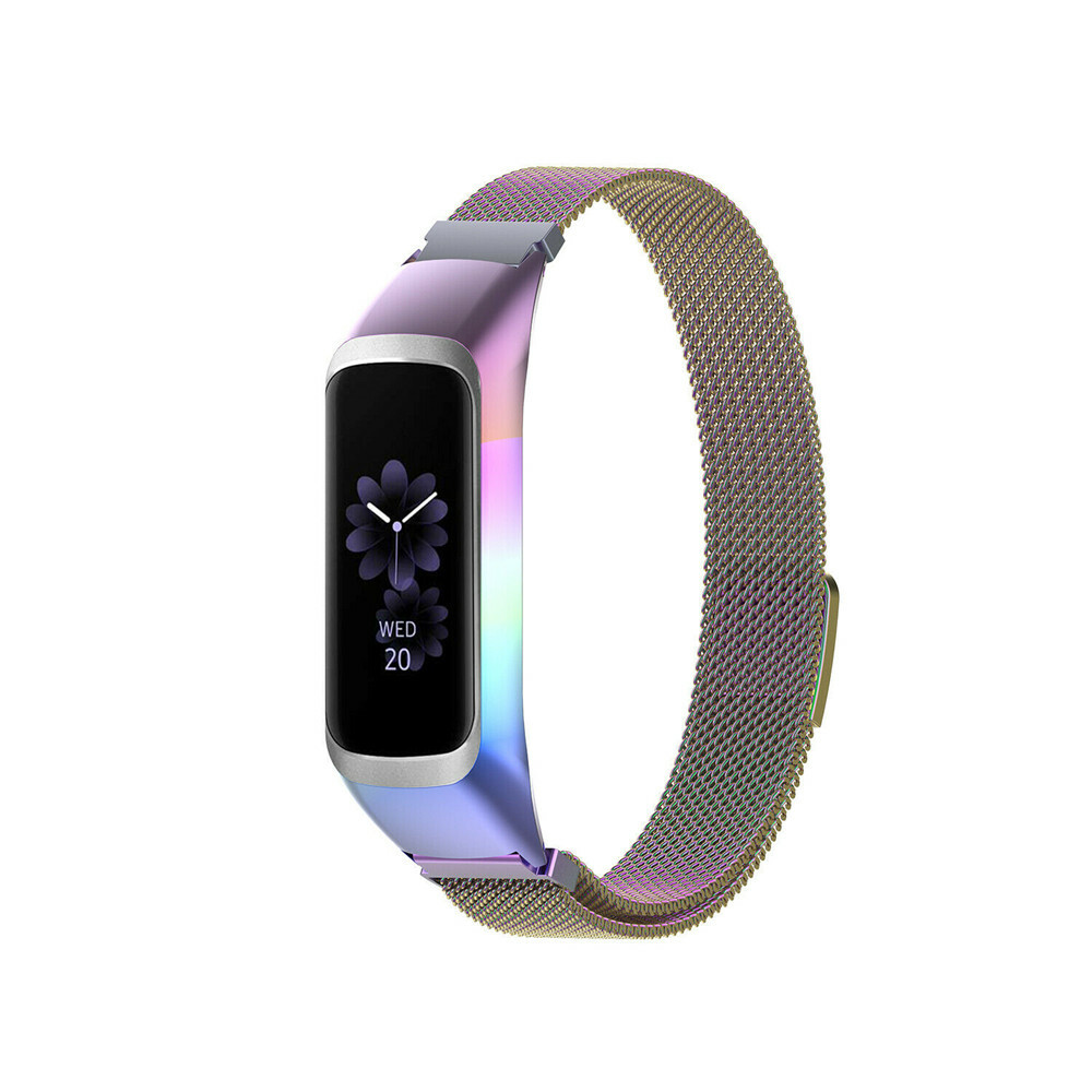 Metal Stainless Steel Band Buckle Wrist Strap for Samsung Galaxy Fit 2 Bracelet