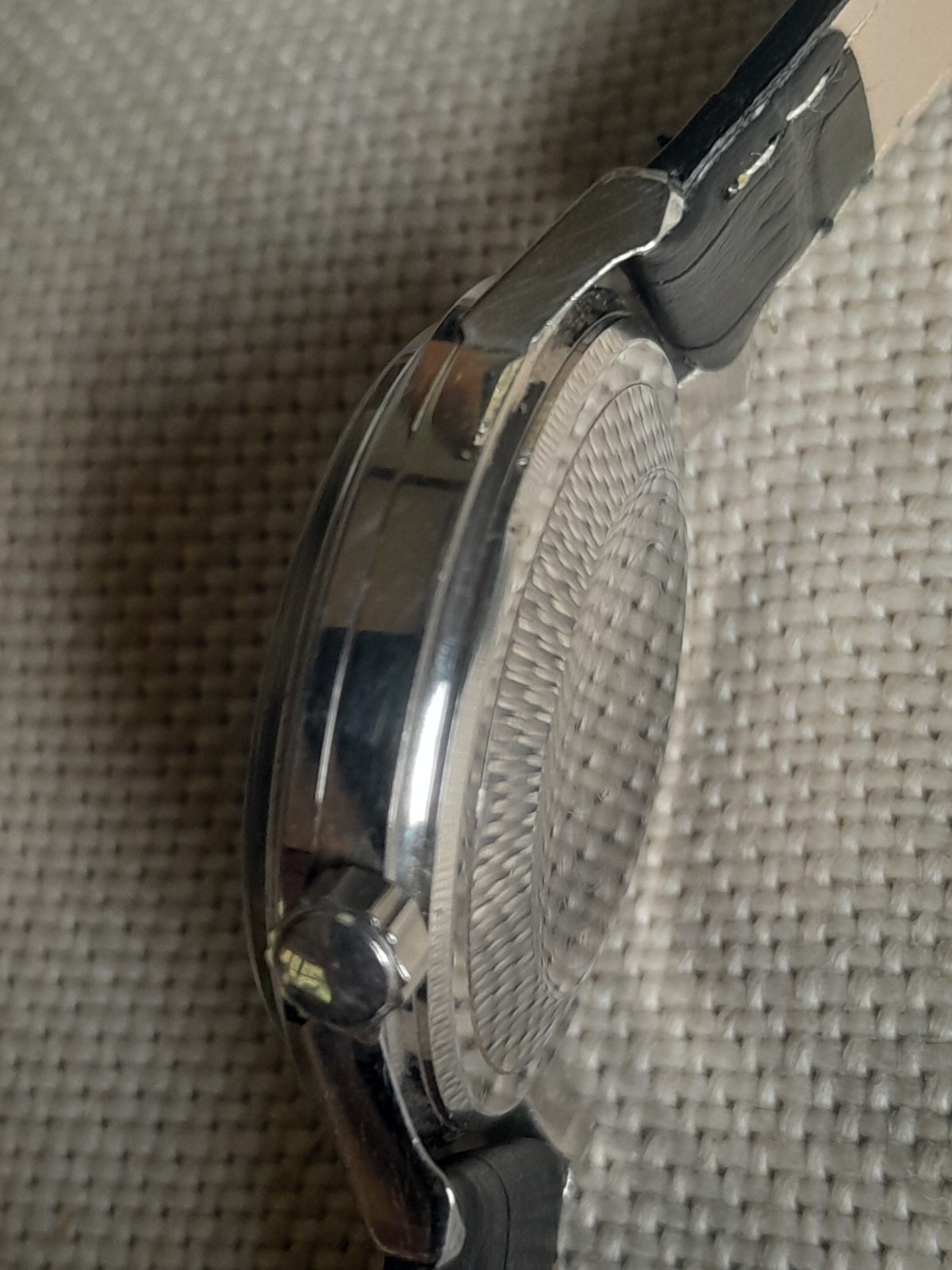 1967 SEIKO World Time 6217-7000 Rerun “64”Tokyo Olympic, Sunburst Gunmetal Dial