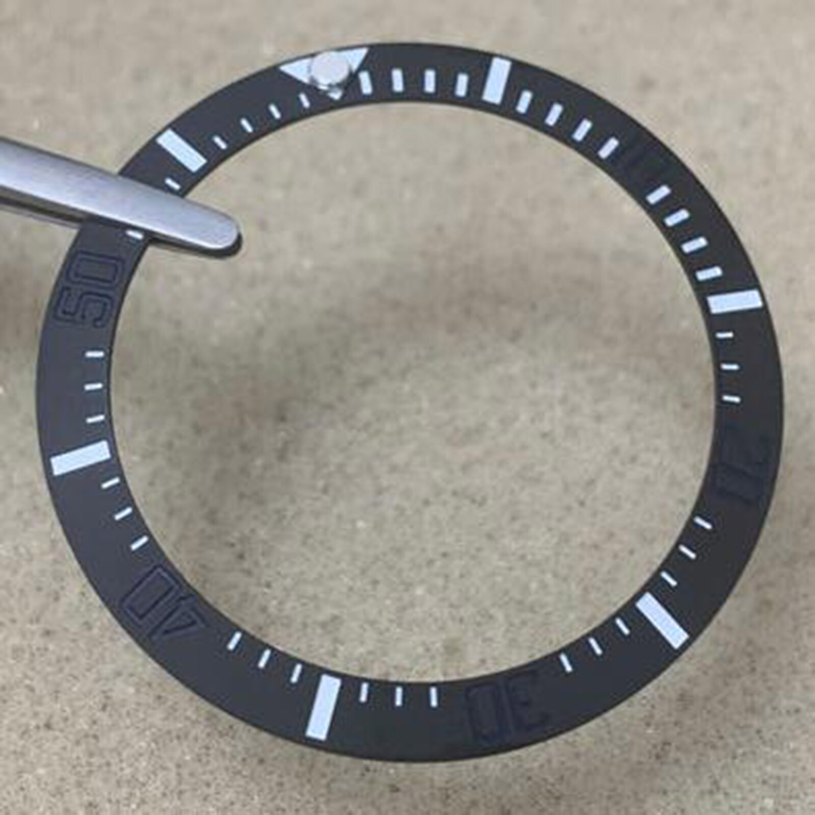 38mm*30.5mm Ceramic Watch Bezel Insert Ring Mens Watch Repair Part Modified ##