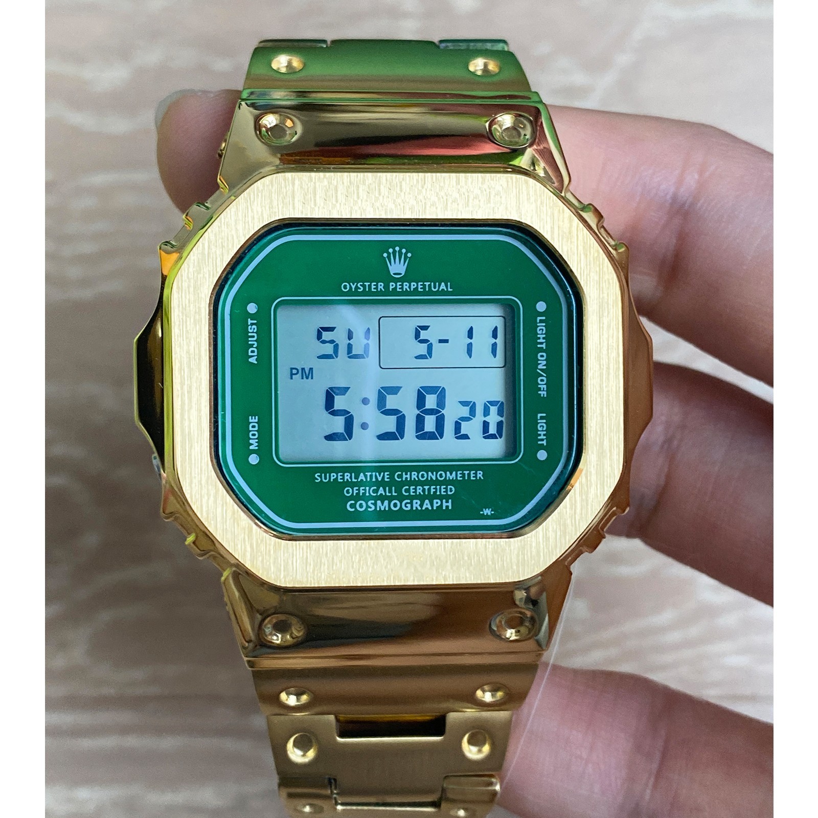 Stainless Steel Watch Case Band Mod Kit Replacement For Casio G-Shock DW5600