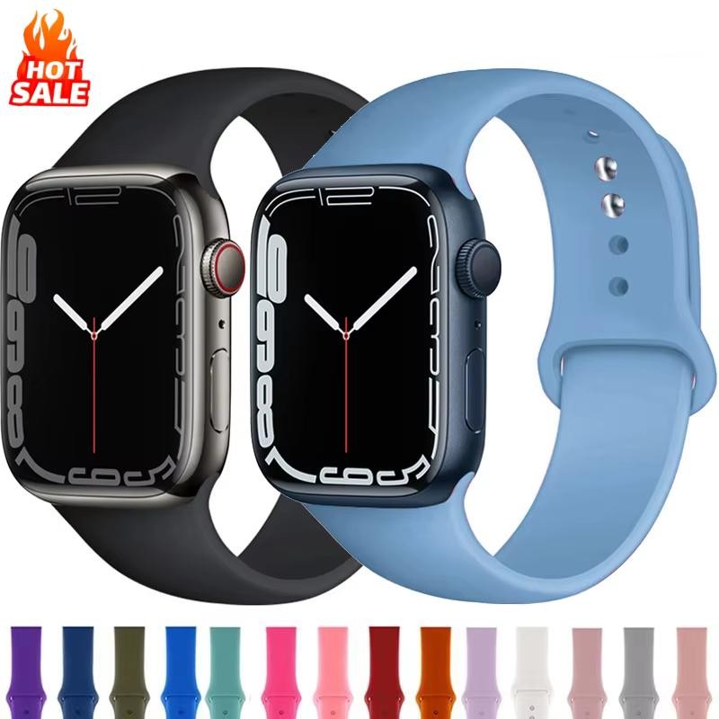 Silicone Band for Straps 49mm 40mm 44 Mm 45mm 46mm 42mm 41mm 38mm sports