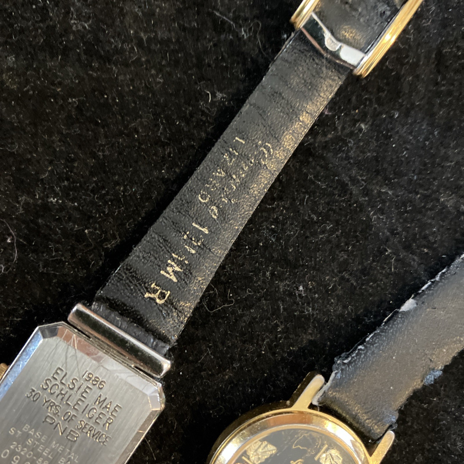 2 Ladies Lanstom’s Black Hills Gold Leaves & Seiko Lassale Watches Parts Only