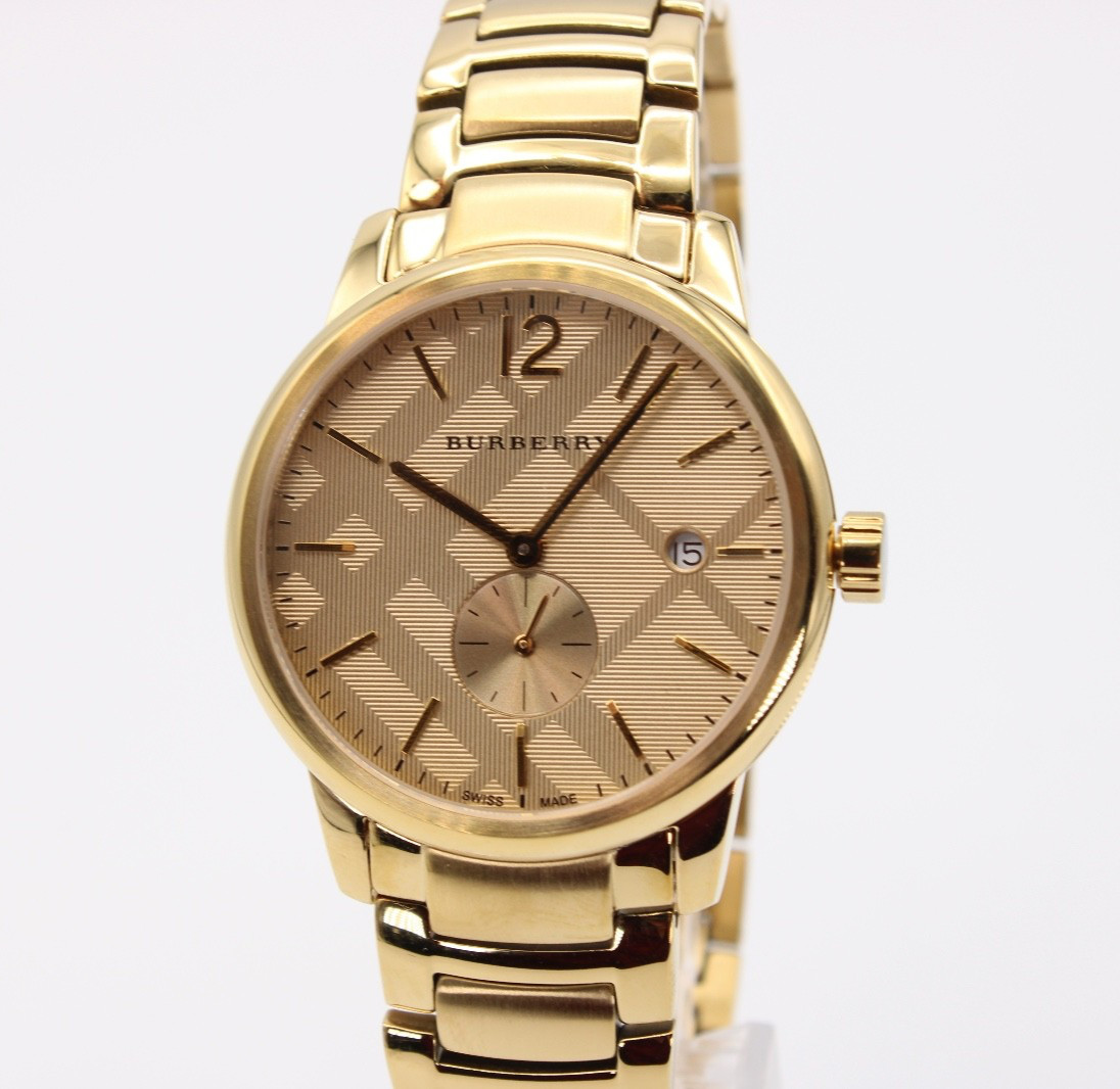 BURBERRY THE CLASSIC BU10006 Men’s Yellow Gold Watch