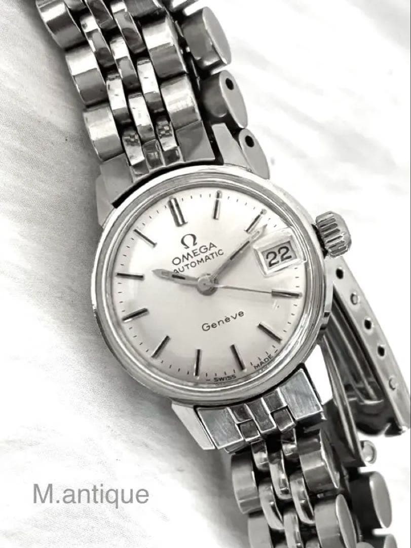 OHOMEGA Omega Geneva antique automatic watch Safe packing!