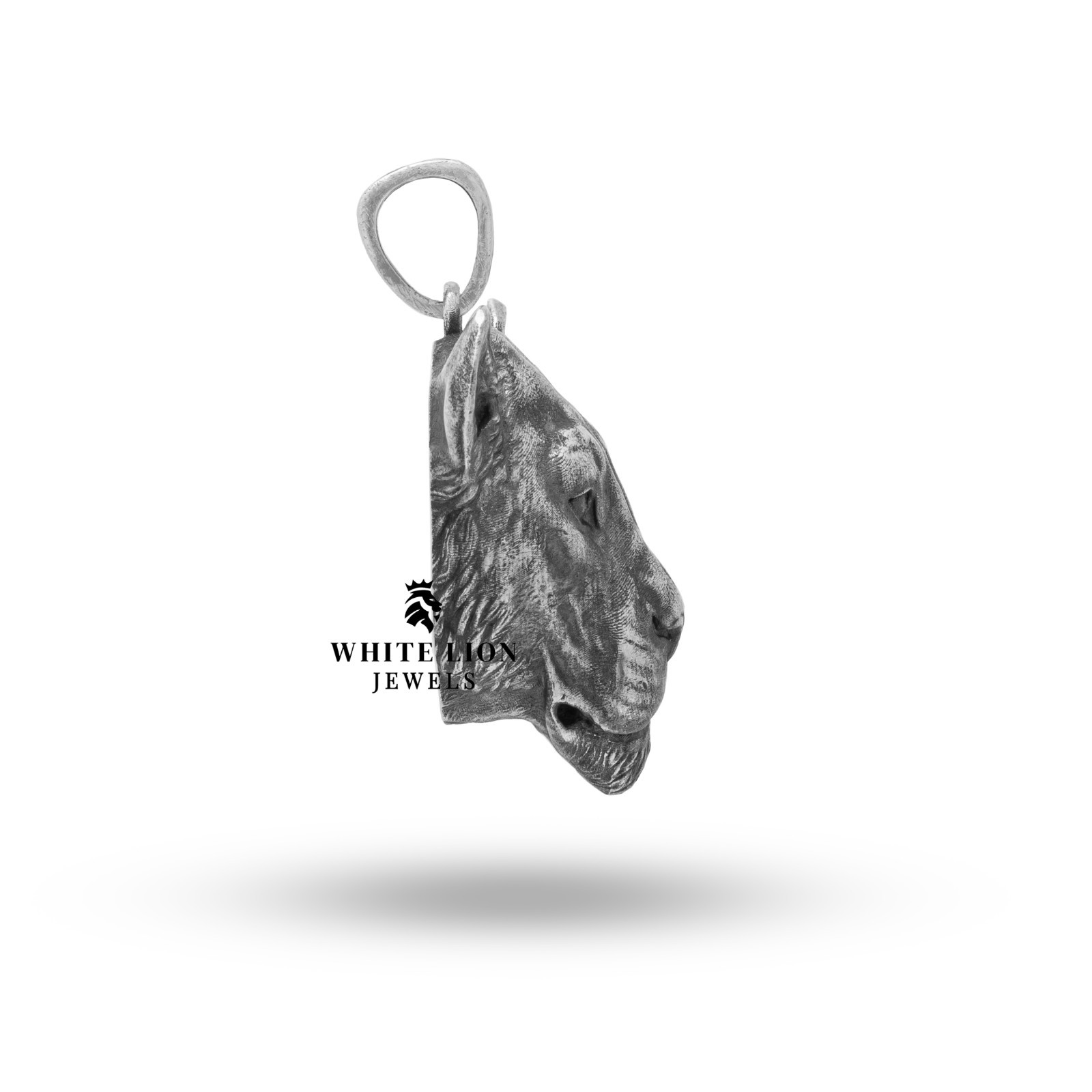 Lioness Jungle Animal Pendant 925 Silver Biker Rider Gift Men women