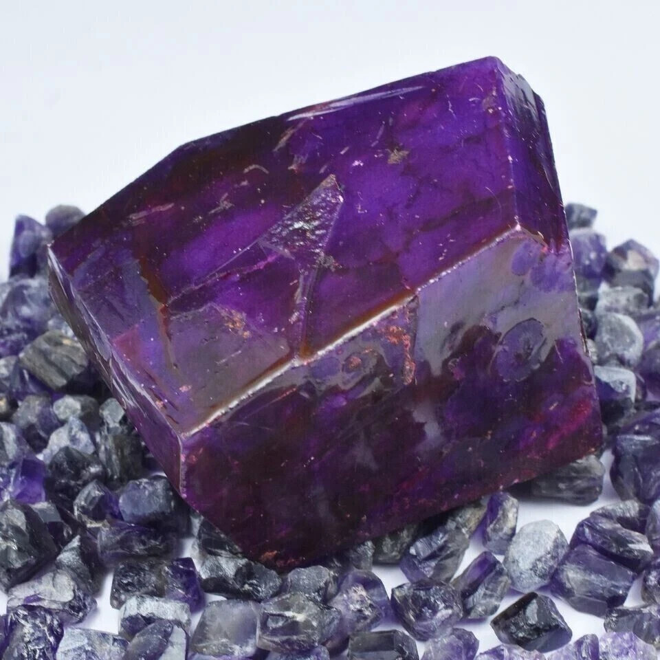 Purple Sapphire Rough 1500 Ct Natural Huge Earth Mined CERTIFIED Loose Gemstone