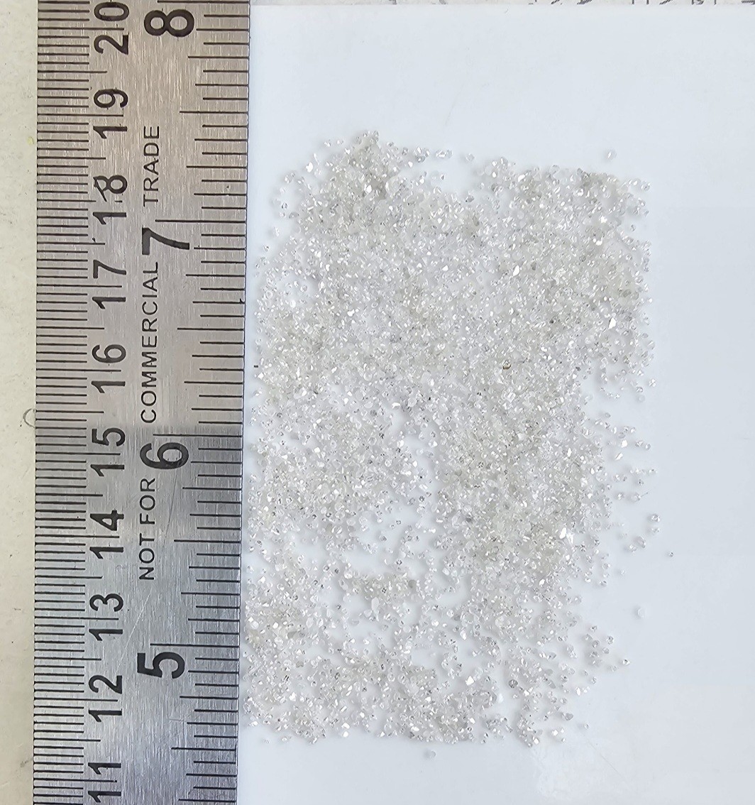 10 Cts of Natural White Diamond Dust, (Faceted) Sparkly Broken chips of diamond