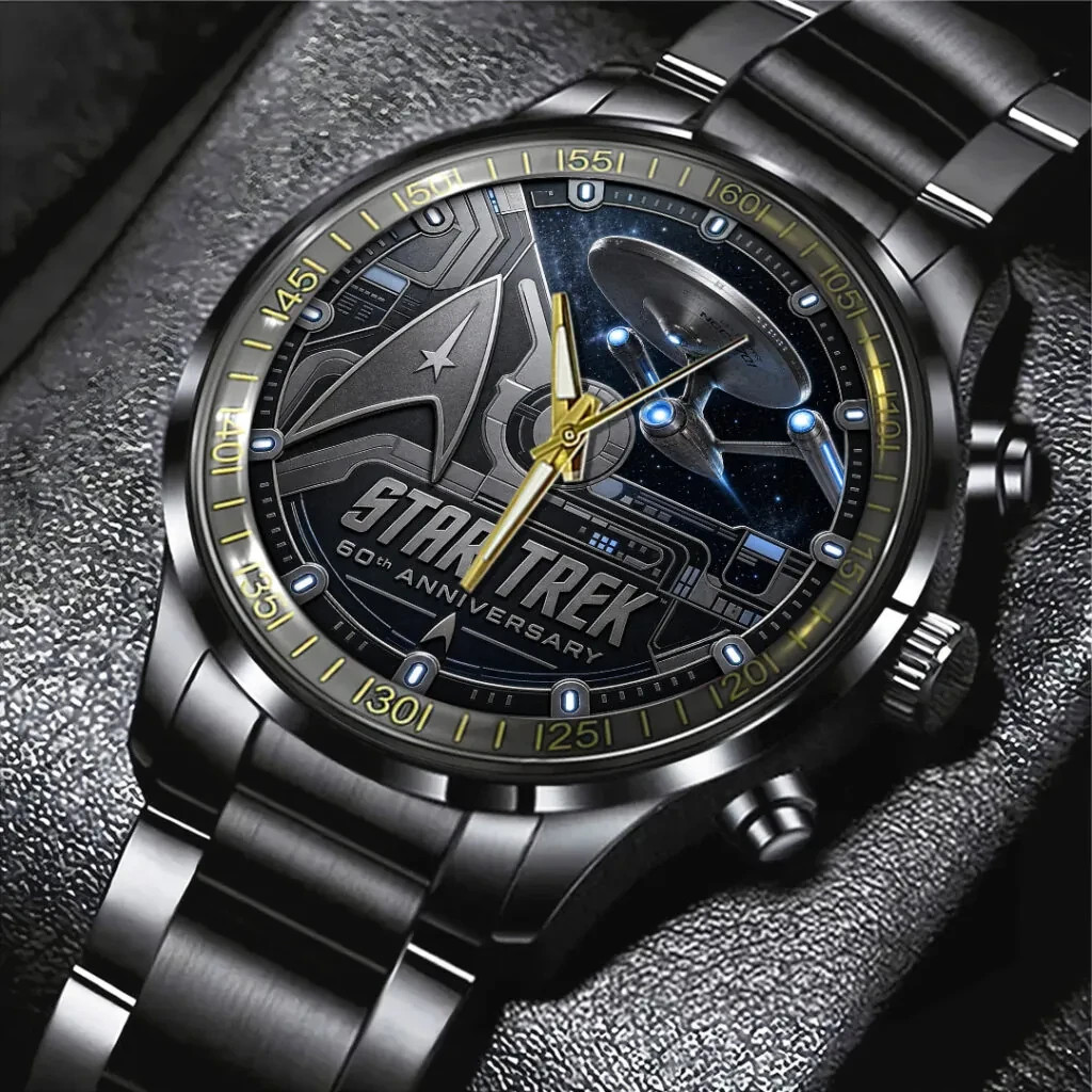 Star Trek Black Stainless Steel Watch