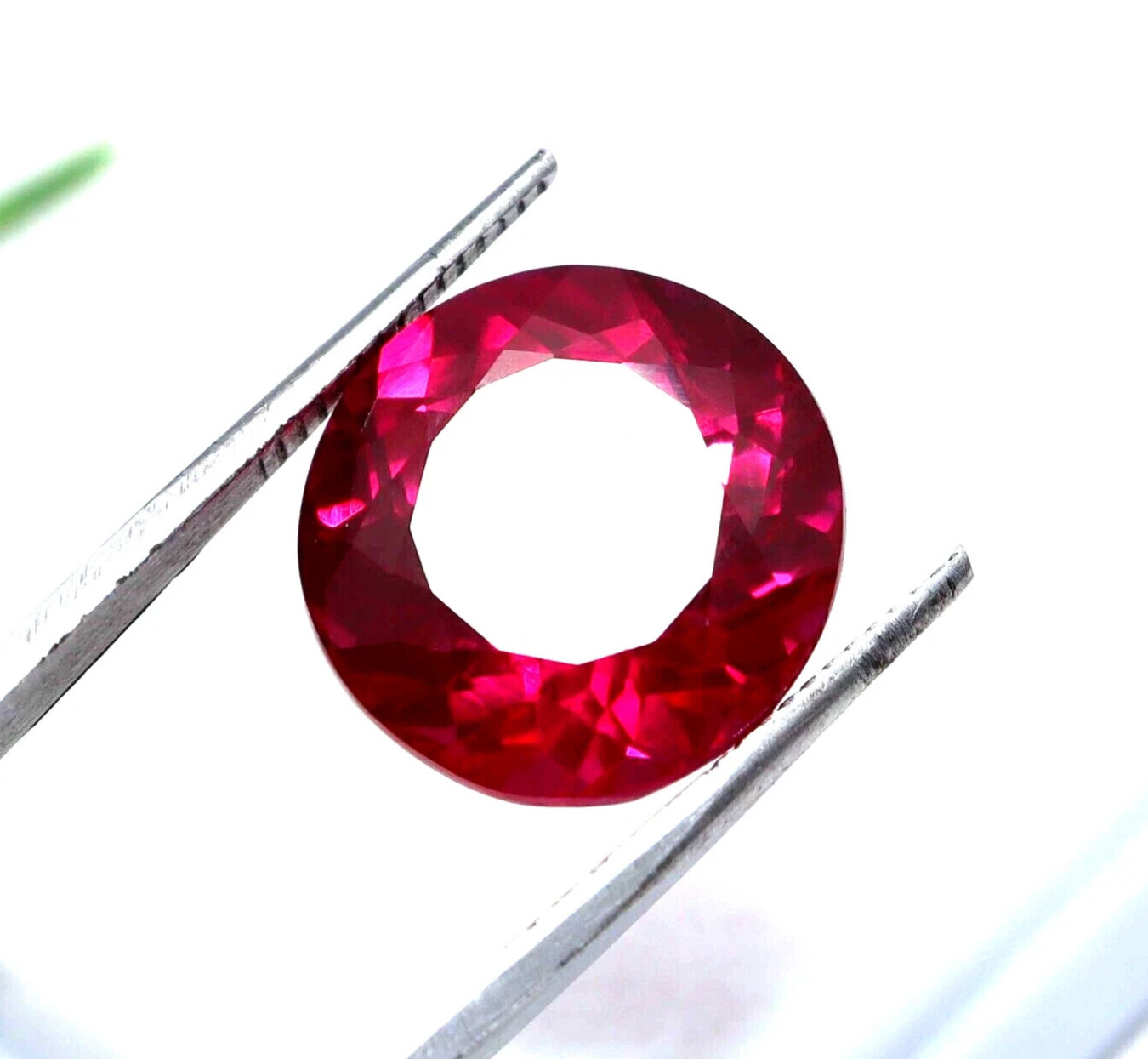 7.70 Ct Natural Pink Sapphire Ceylon Round Cut Certified Faceted Loose Gemstone