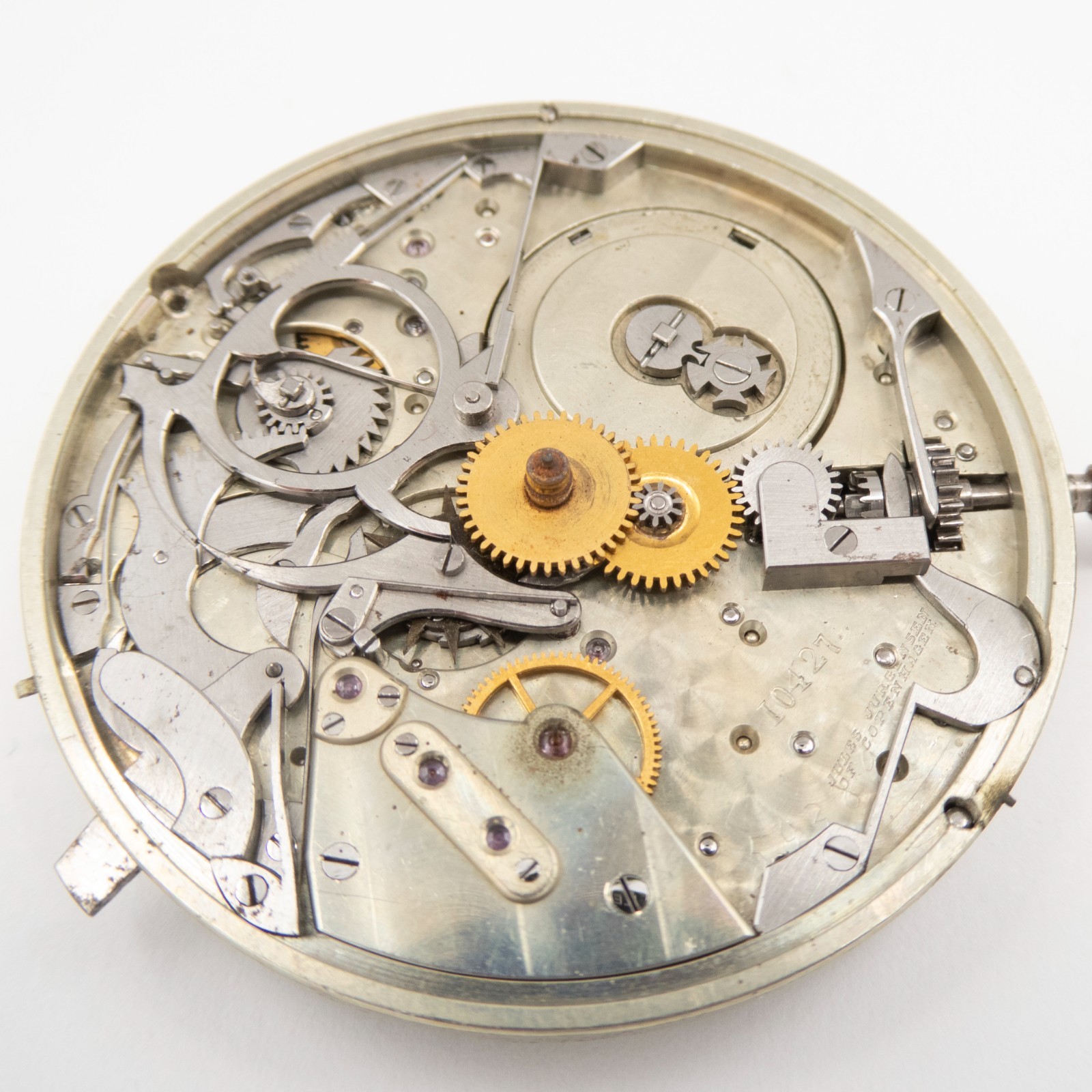 Jules Jurgensen 43 x 10.2 mm Minute Repeater Antique Pocket Watch Movement