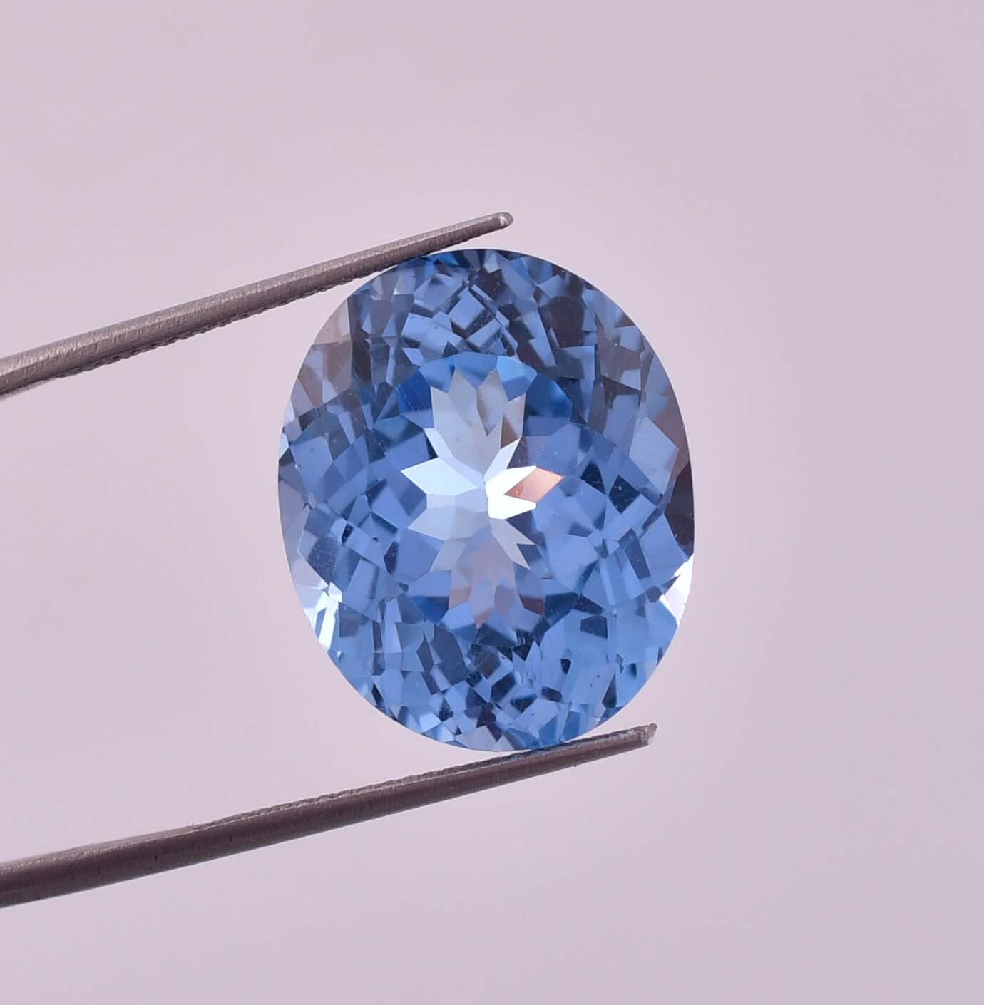 Rare Natural Flawless Namibia Jeremejevite Oval Cut Loose Gemstone GIT Certified