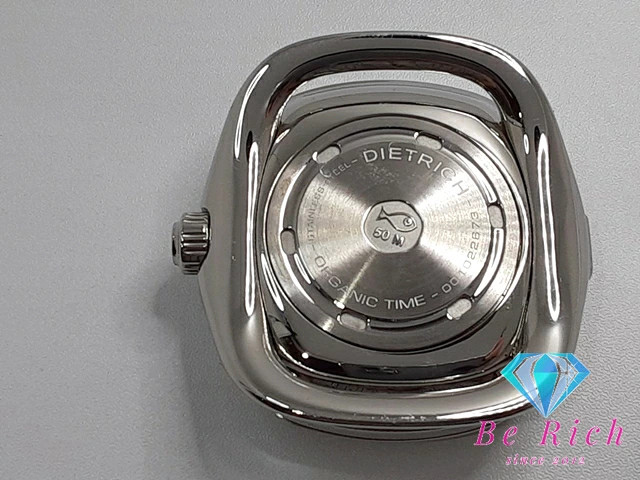 Dietrich Organic Time Men’s Watch SS Leather Silver Gray From Japan