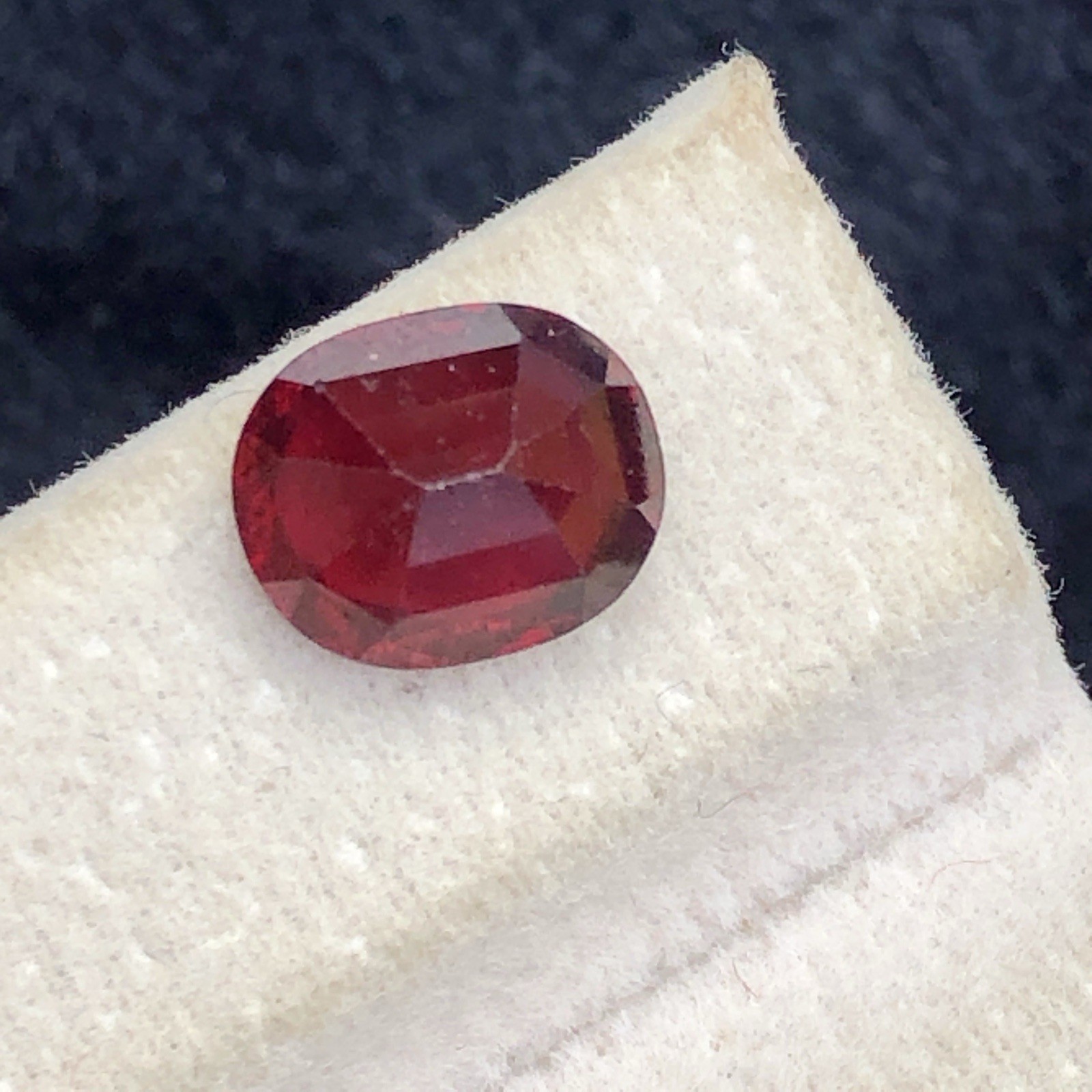 3.17 Ct Natural Faceted Rhodolite Garnet From Tanzania