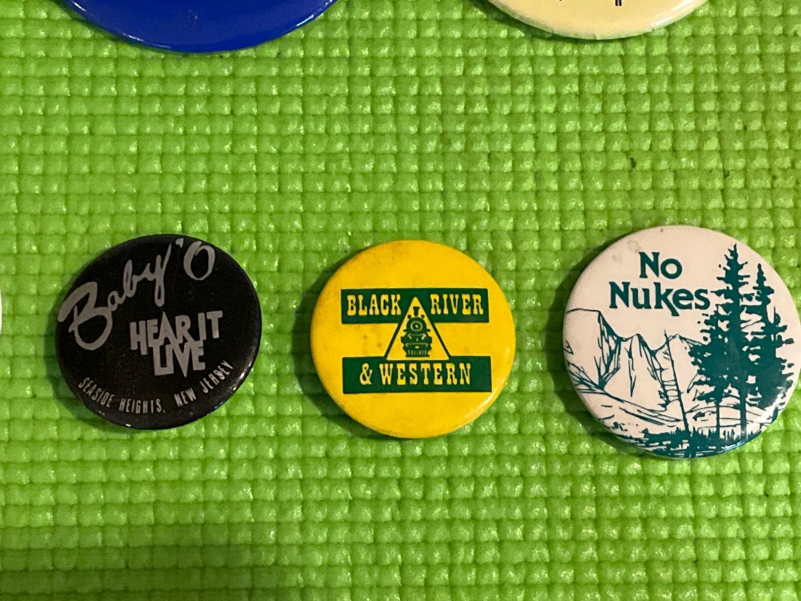 Vintage Pinback Button Collection 35+ 1970s 80s WABC No Nukes Esso TMI: U PICK